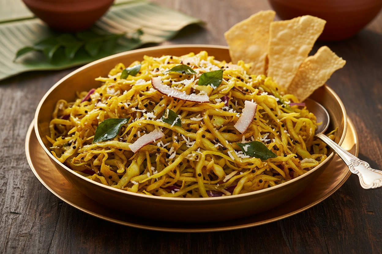 Cabbage Poriyal